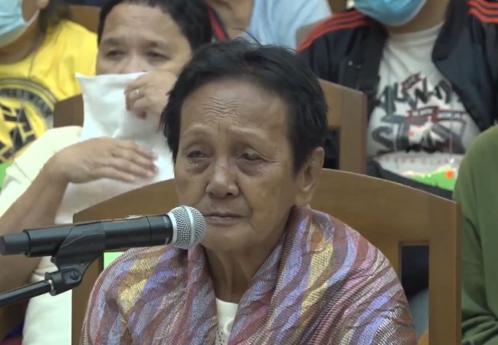 Mother Recounts Killing of 4 Sons in Davao Before Truth Commission