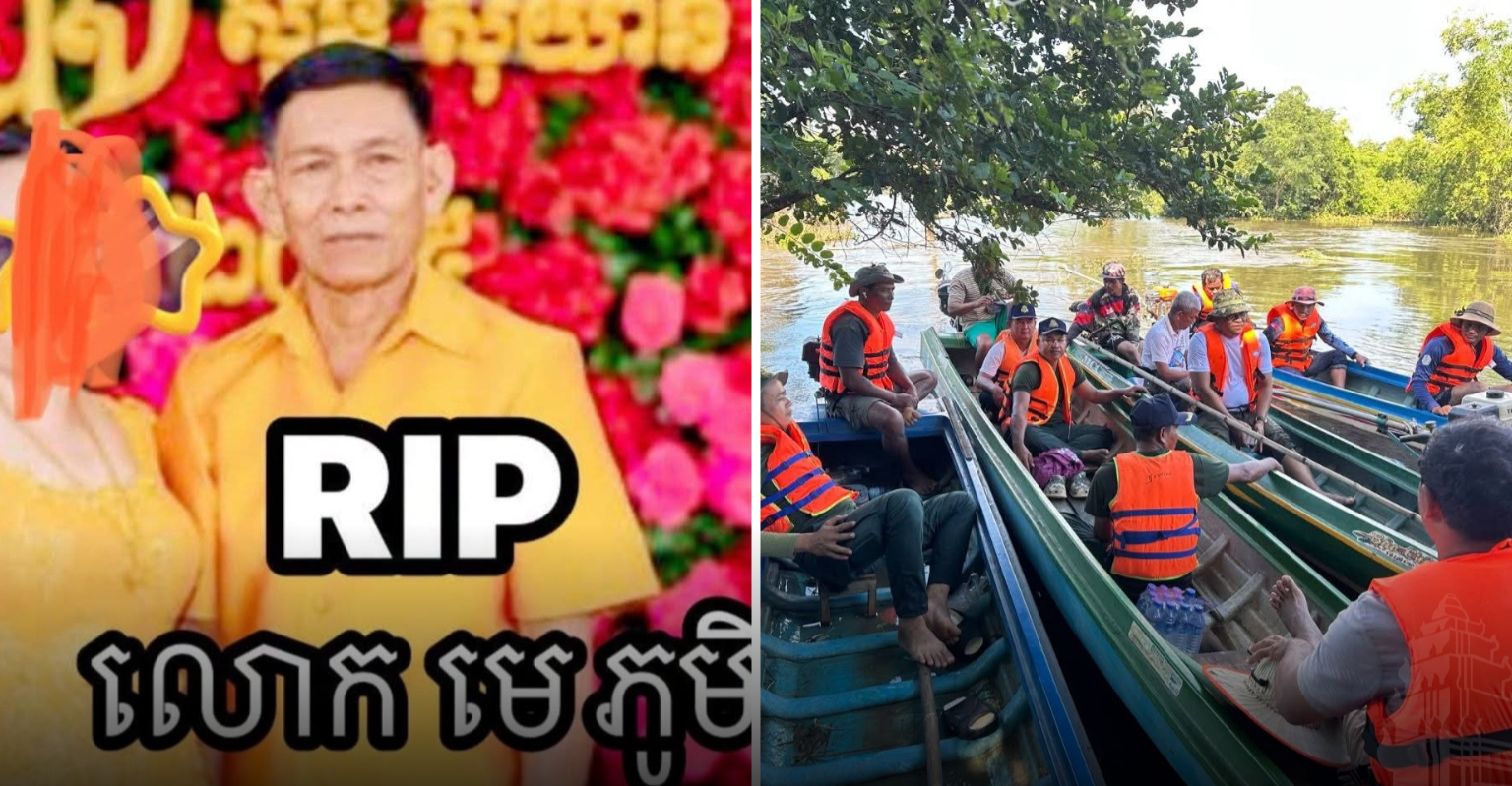 Battambang: Village Chief Missing After Boat Capsizes in Floodwaters, Search Continues