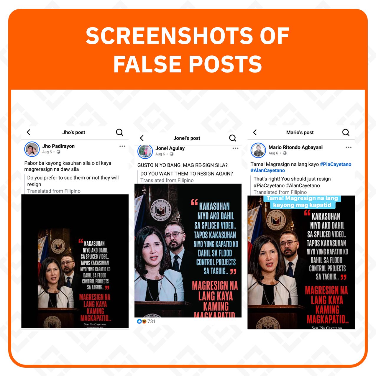 FACT CHECK: Pia Cayetano Denies Allegations on Spliced Video and Flood Control Projects