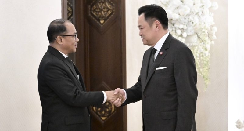 タイ首相、ミャンマー国軍トップに訪タイ招待 国境問題解決へ協力模索