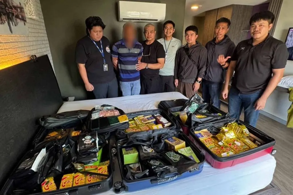 Police Bust Nigerian Scammer With 65.5 Kg of Heroin in Bangkok