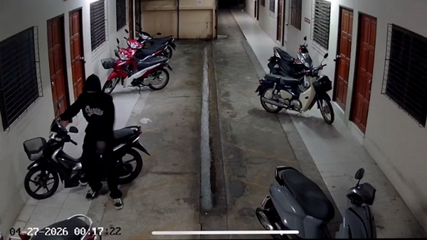 タイ、バイク窃盗団摘発 国境越え転売か