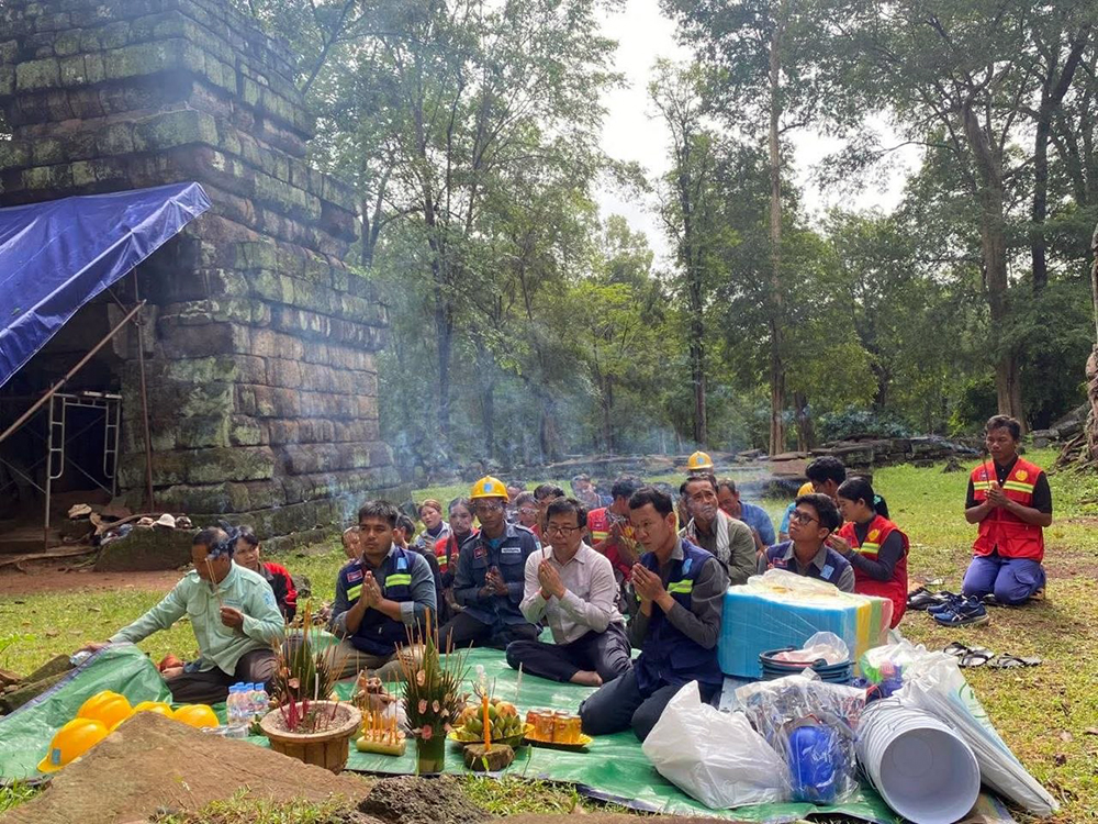 Preah Vihear Authority Launches Preservation and Restoration of Prasat Pram at Koh Ker