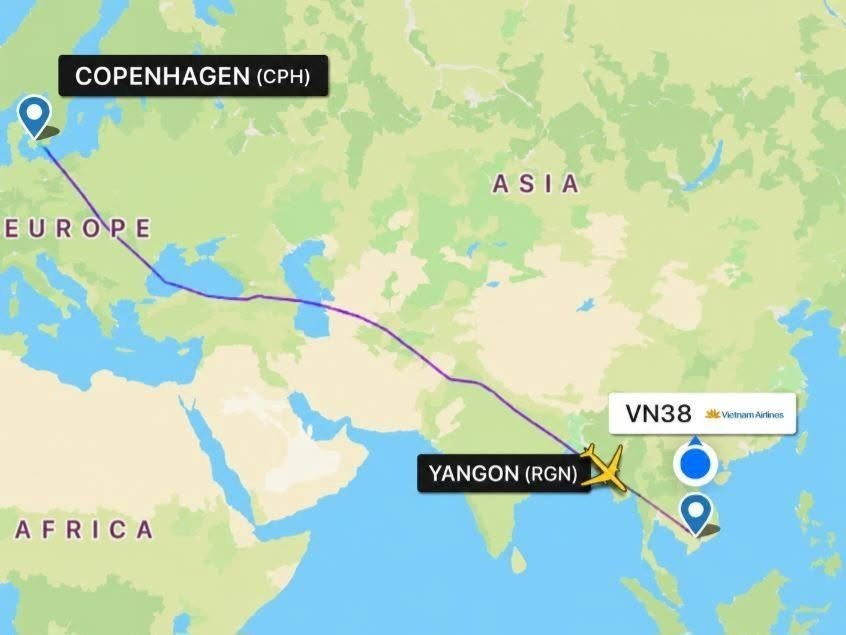 Vietnam Airlines flight makes emergency landing in Yangon after passenger gives birth