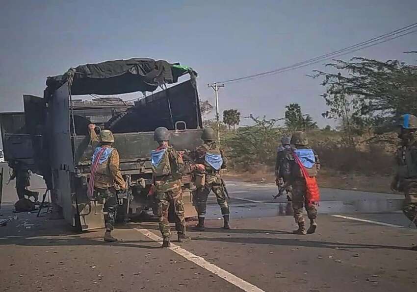 ナッティージーとサルインジーで国軍部隊が攻撃を受け多数の死傷者、アウンランでもワゴー団の隠れ家を40mmで攻撃