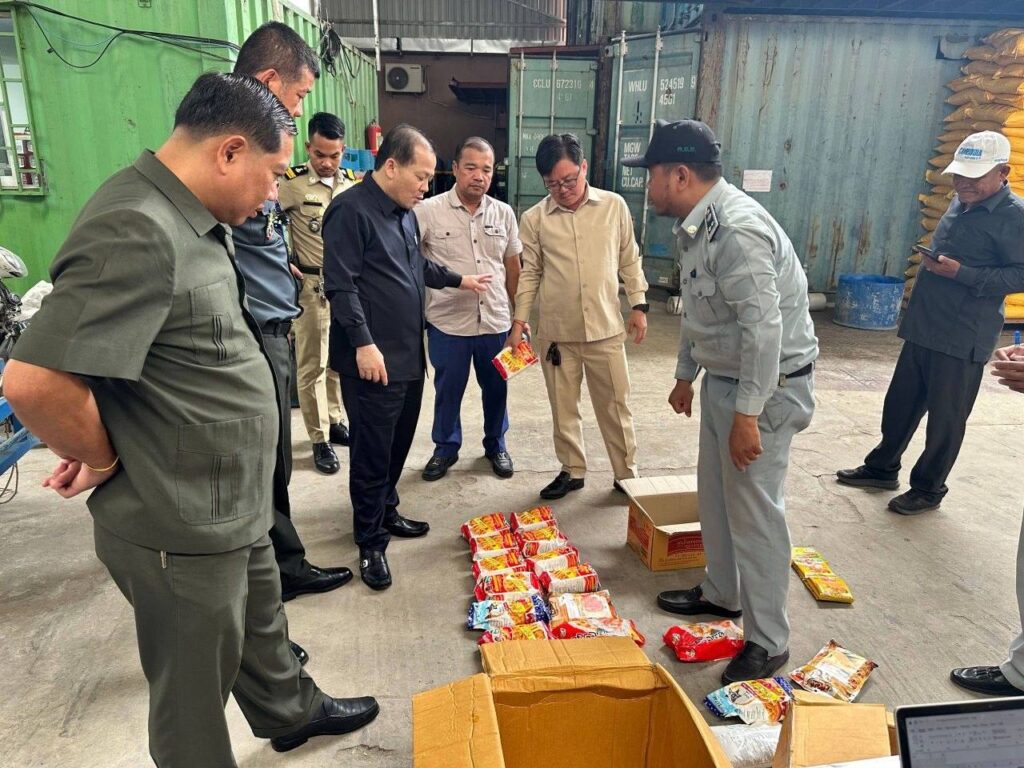 Cambodia Cracks Down on Illegal Thai Imports, Inspects Meat and Fish Ball Factories, Detains One Suspect