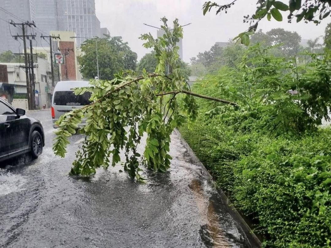 Bangkok Flooded in Localized Areas After Heavy Rain