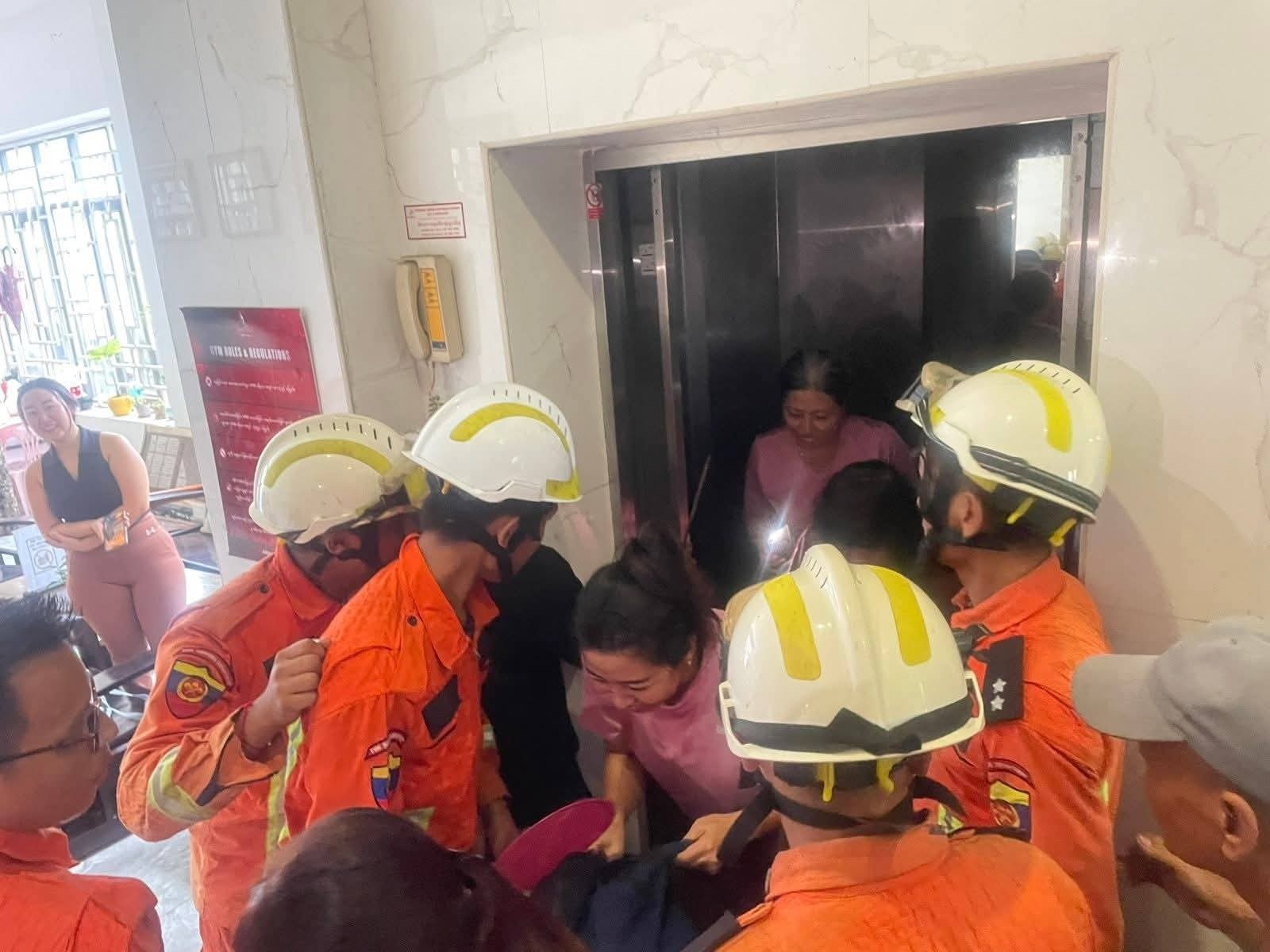 Frequent power outages in Yangon lead to increased elevator entrapments; 6 women rescued in Thingangyun