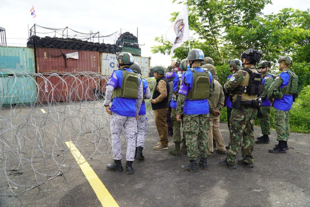 ASEAN Observers Inspect Thai Military's Illegal Container Deployment