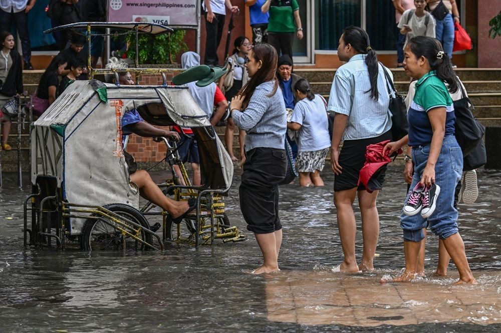 首都圏に大雨警報、フィリピン各地で深刻な浸水被害