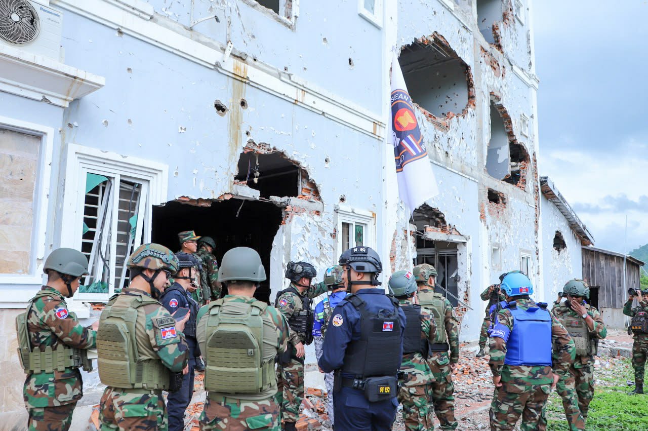 ASEAN Observers Visit Cambodia-Thailand Border, Step Towards De-escalation
