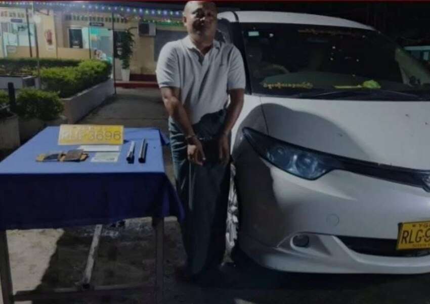 無免許で車を運転するマバタ僧侶ラクナシャラ博士