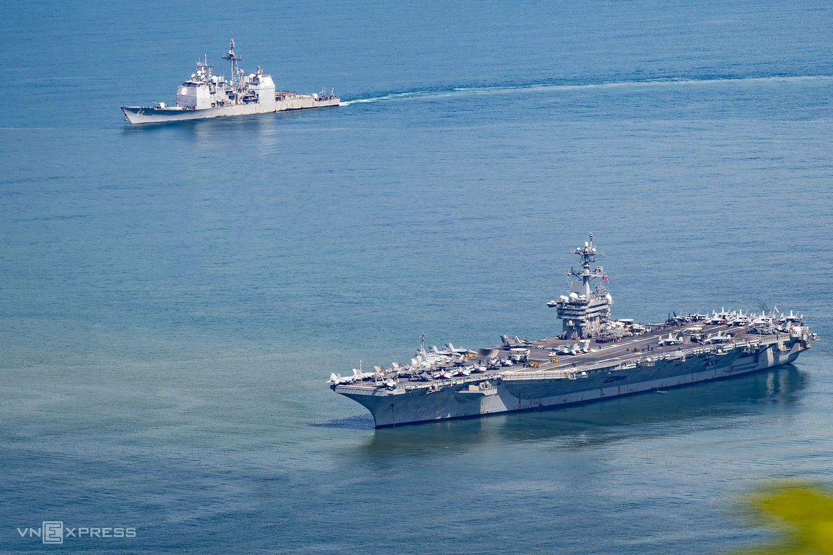 US Carrier George Washington Arrives in Da Nang, Symbolizing Strengthened Bilateral Ties