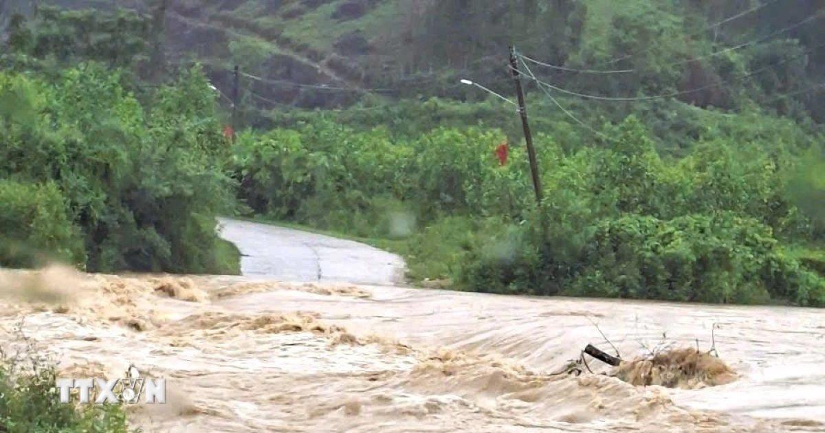 Heavy Rains Cause Flooding and Infrastructure Damage in Nghe An Province