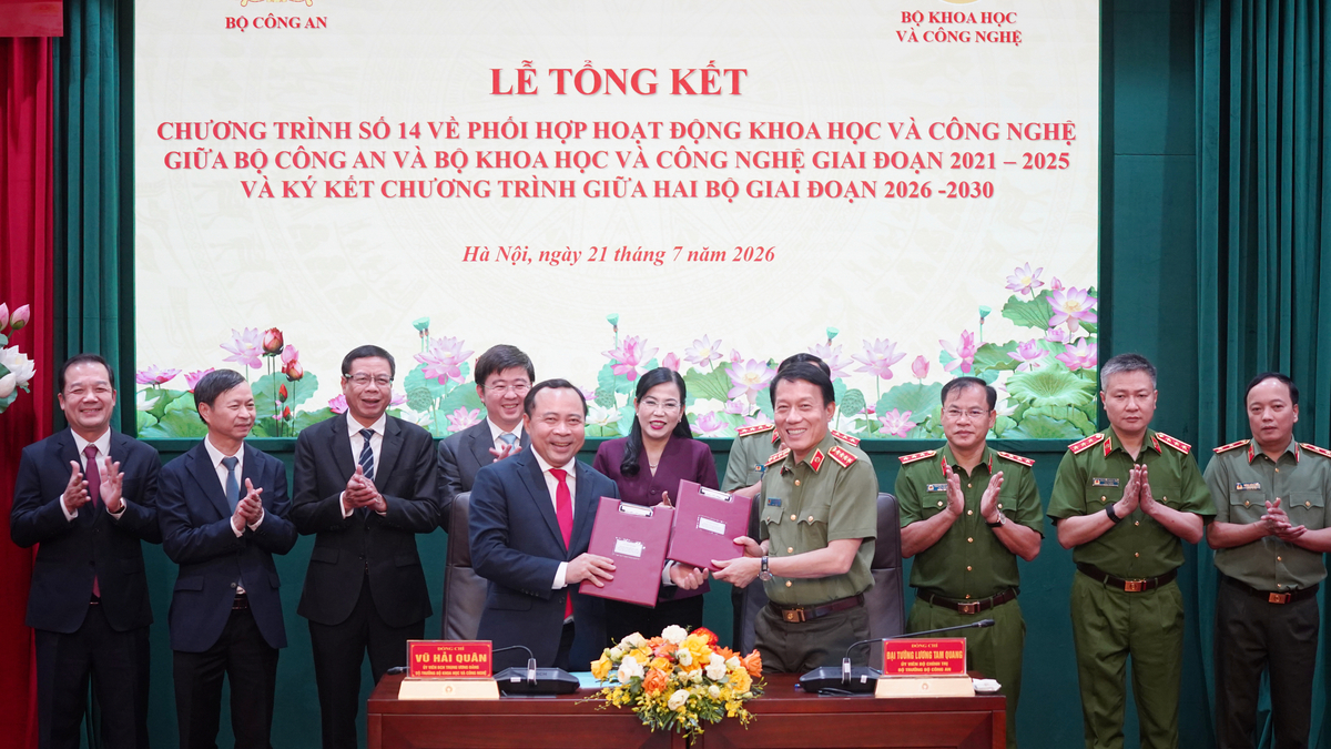 Vietnam's Ministry of Public Security and Ministry of Science and Technology Highlight Tech Collaboration Achievements