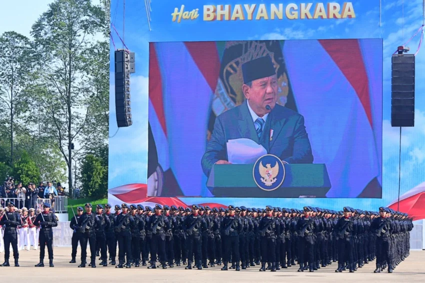 Prabowo: Police Must Protect, Serve, and Dedicate Themselves to the People
