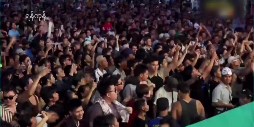 ミャンマー正月祭りにK-POP旋風、文化交流で活気づく