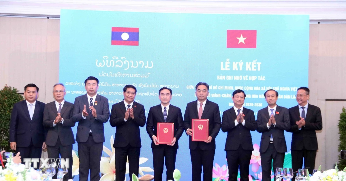 Ho Chi Minh City and Vientiane Capital Strengthen Cooperation for 2026-2030