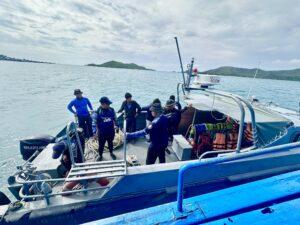 サタヒップ沖に巨大クジラの死骸漂着、原因調査へ