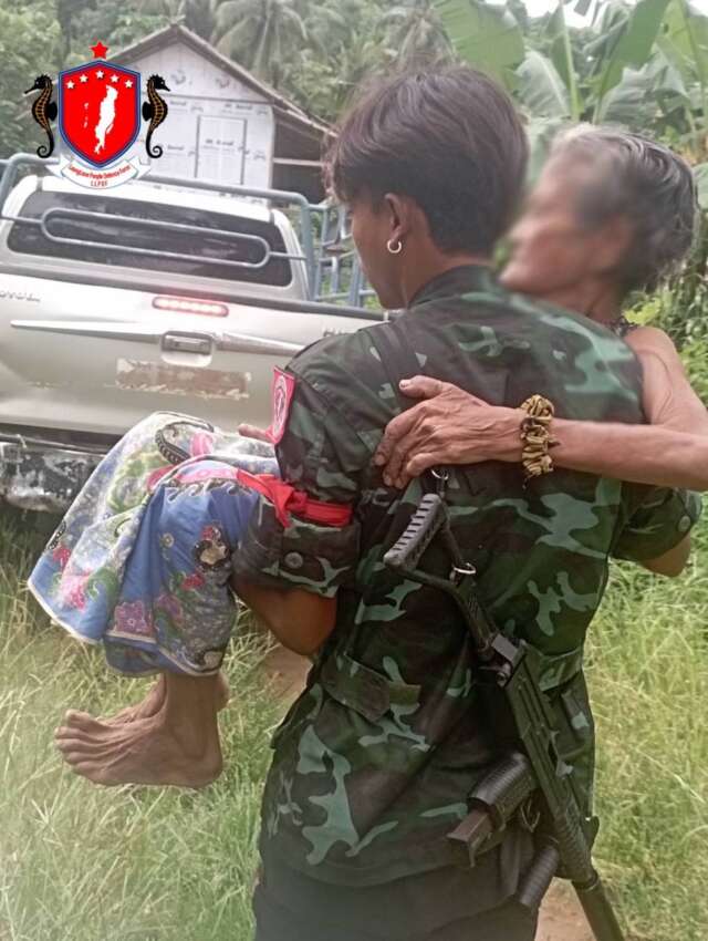ラングーロで軍が住民を人間の盾に、8村から数千人が避難