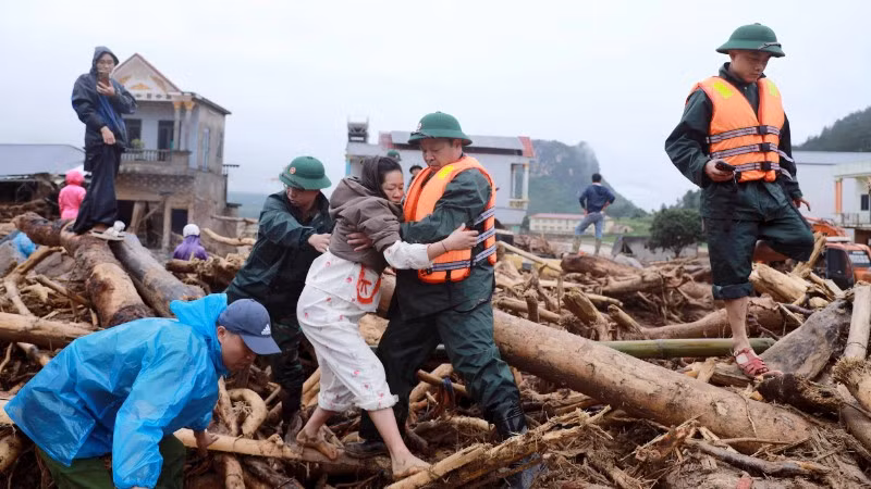 Vietnam's Northern Regions Grapple with Severe Flood Damage, Rescue Efforts Intensify