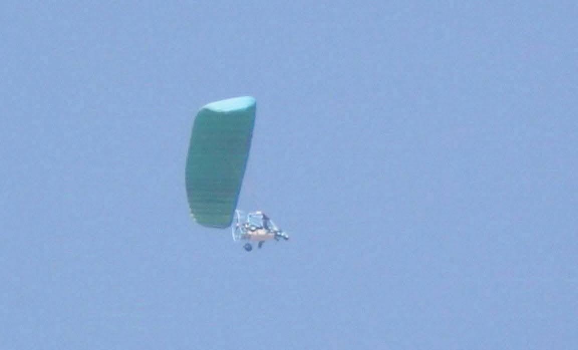 ナッチャウンの戦闘で軍のパラモーターをAAが撃墜