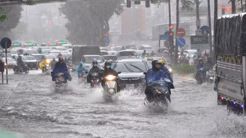 ベトナム北部、熱帯低気圧による大雨警戒 首都ハノイも影響
