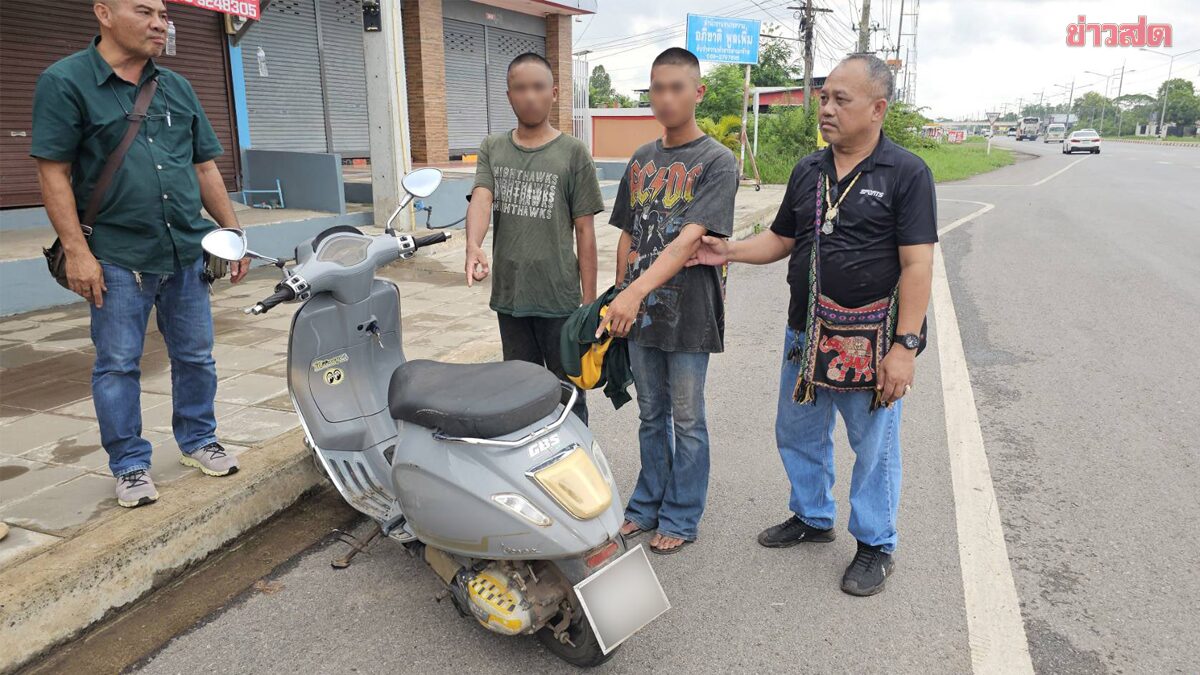 Two Thai Conscripts Arrested for Stealing Motorcycle After Escaping Base