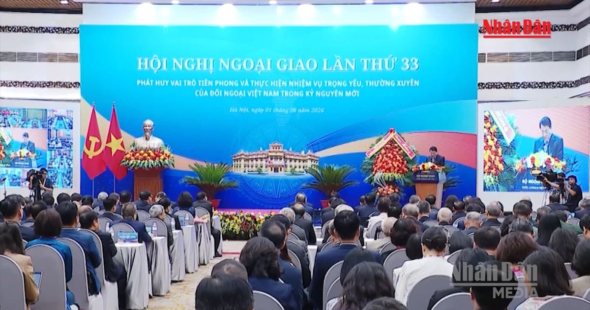 Vietnam Opens 33rd Diplomatic Conference, General Secretary and President Delivers Keynote