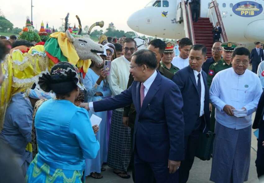 中国訪問から帰国するミンアウンフライン氏、インド訪問時より盛大な歓迎を準備、芸術・社会・経済団体をネピドーに招集