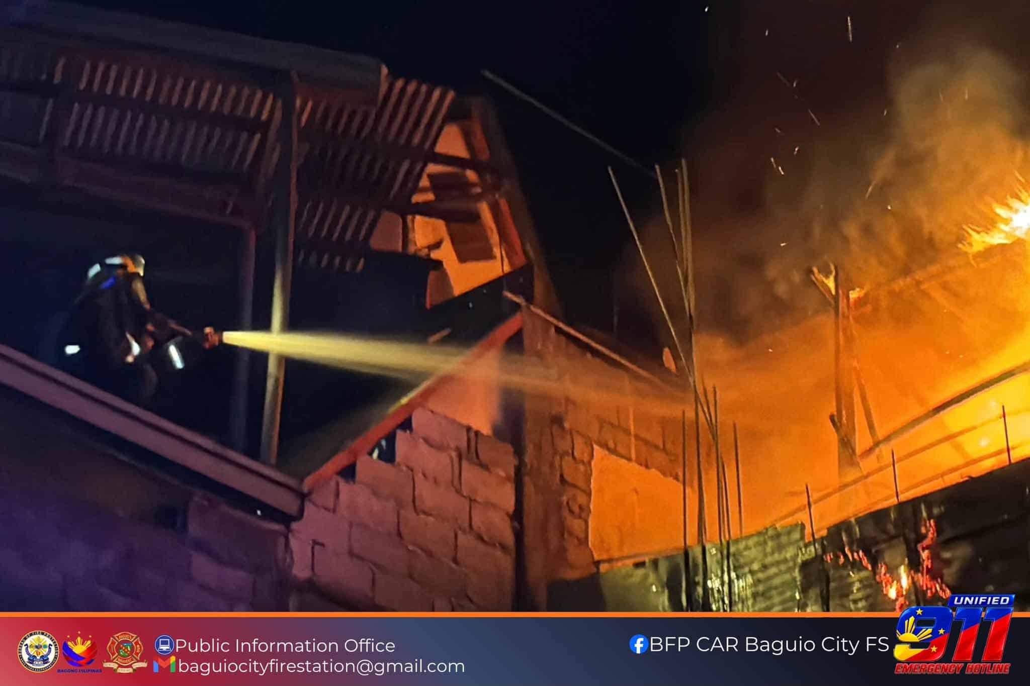 Baguio City Building Fire Injures 9, Three Hospitalized for Smoke Inhalation