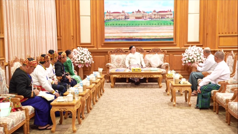 Ethnic Affairs : Amyotha Hluttaw Speaker receives delegation