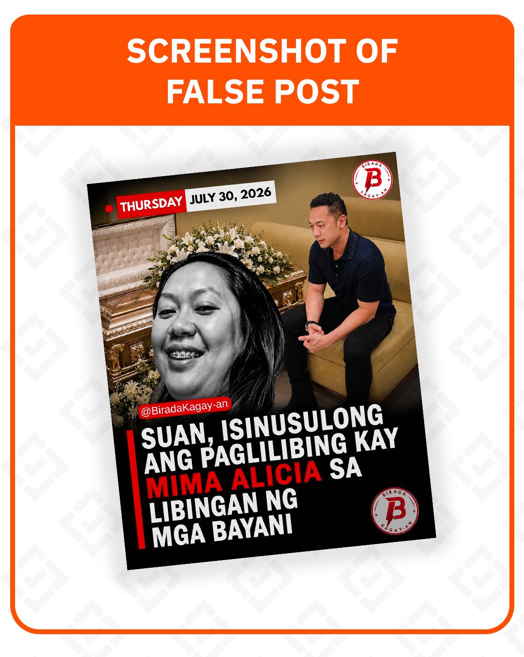 FACT CHECK: Congressman denies proposing vlogger's burial at Libingan ng mga Bayani