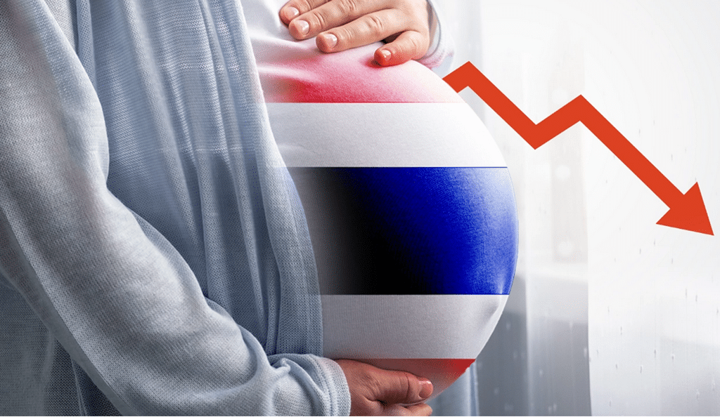 タイは出生率が75年ぶりの低水準に落ち込み、人口危機に直面している
