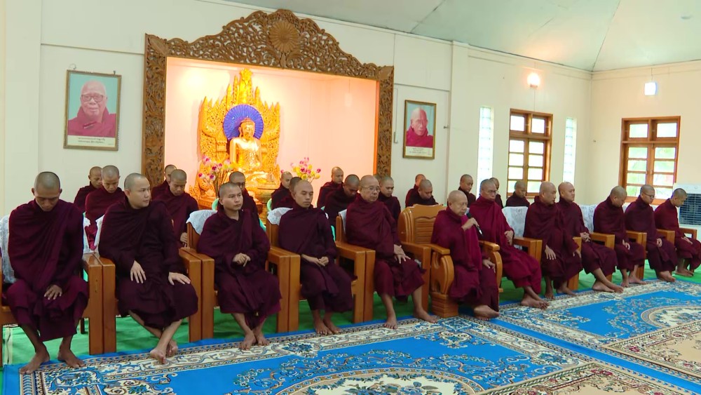 Support for Religion: Offertories donated to three monasteries in Monywa