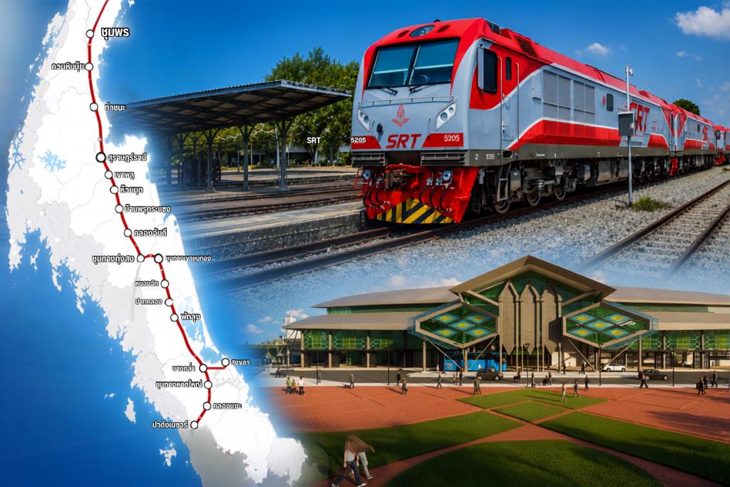 タイ南部鉄道複線化第2期計画承認、1.06兆バーツ規模で経済活性化へ