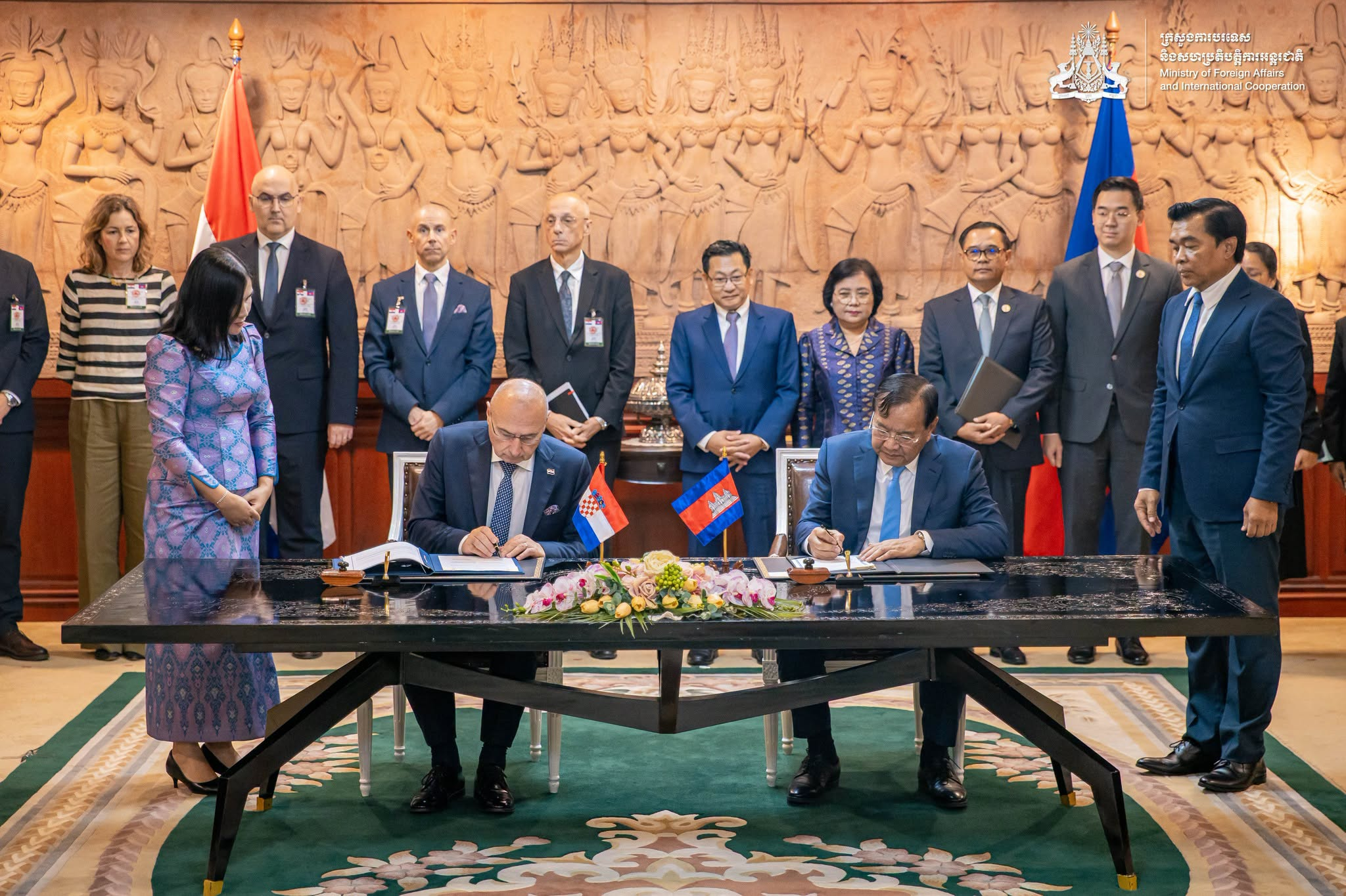 Cambodia and Croatia Enhance Diplomatic Cooperation with Visa Exemption and Diplomatic Academy MOUs