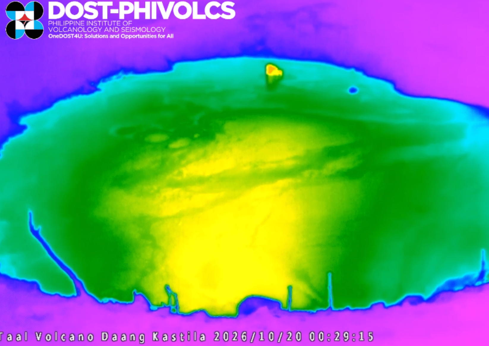 Taal Volcano Logs Minor Phreatic Eruption in Batangas