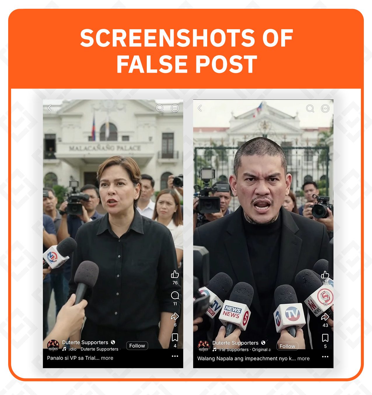 AI-Generated Videos Claim Sara Duterte Said Impeachment Case Dismissed