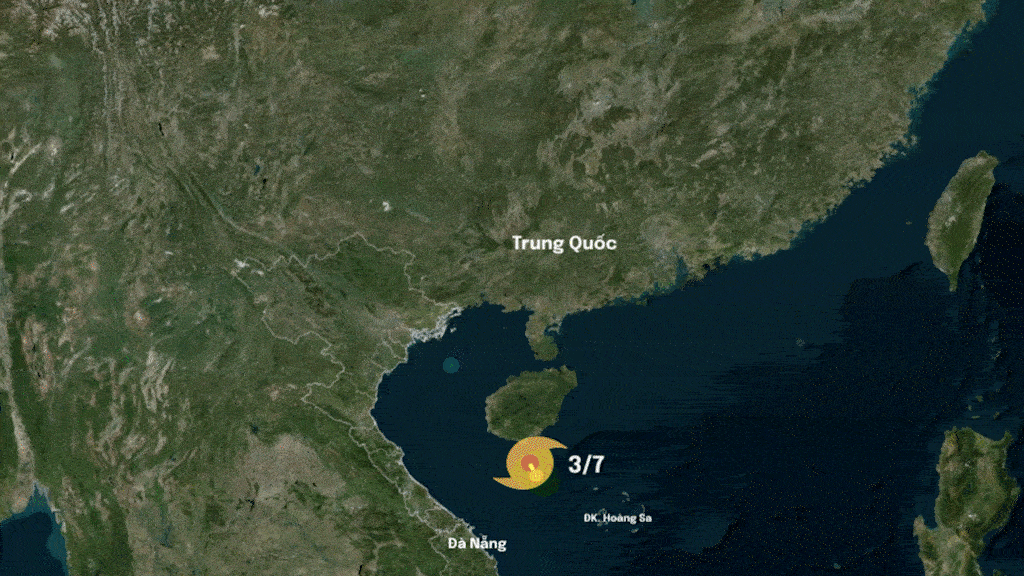Typhoon Maysak Approaches North Bay of Tonkin, Alert Issued