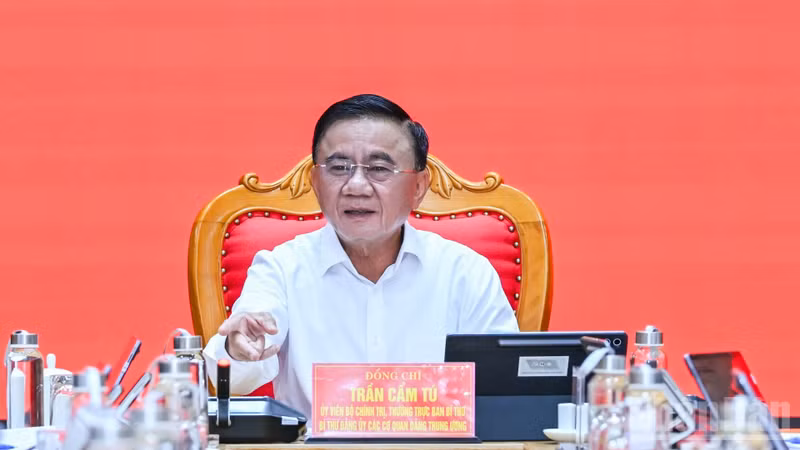 Vietnam Communist Party Holds Standing Committee Meeting of Central Party Agencies' Party Committee