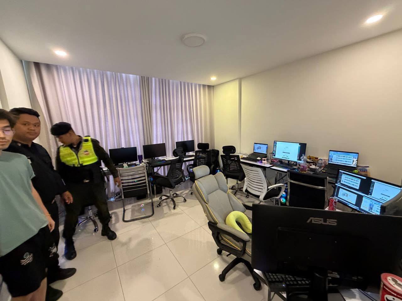 83 Foreigners Arrested in Phnom Penh for Online Scams and Illegal Stay