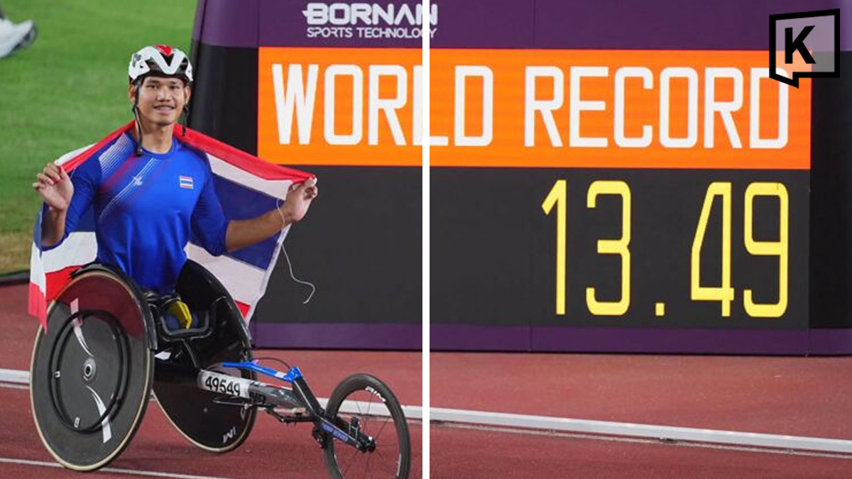 タイ車いすレーサー、世界・アジア記録を更新し金メダル獲得