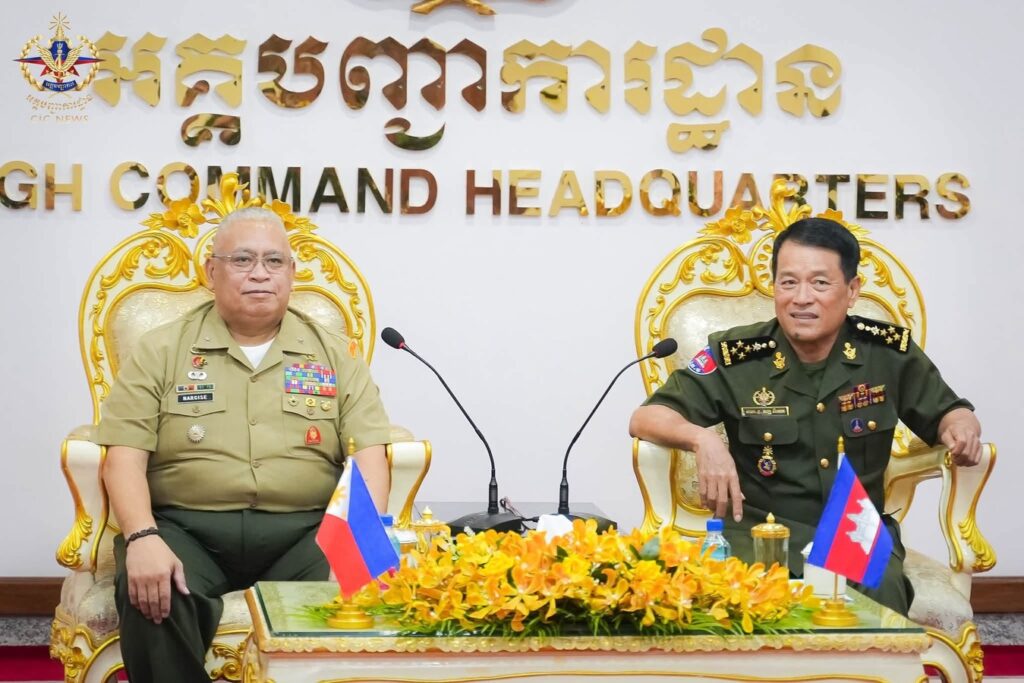 Cambodia Army Chief Meets Philippine Delegation Over Ceasefire Monitoring