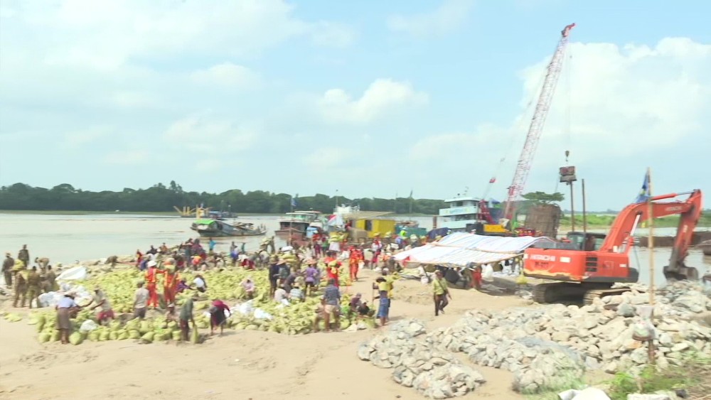 Flood Mitigation Measures: Embankment protection works and relief supplies