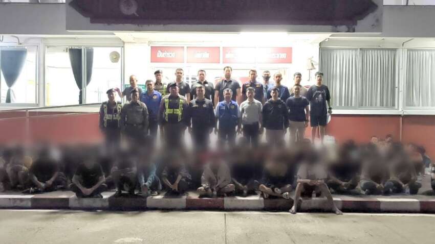 Thai authorities arrested 110 Myanmar nationals who entered Thailand illegally