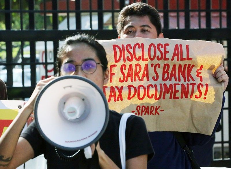 Palace on opening Sara tax records: Up to Senate