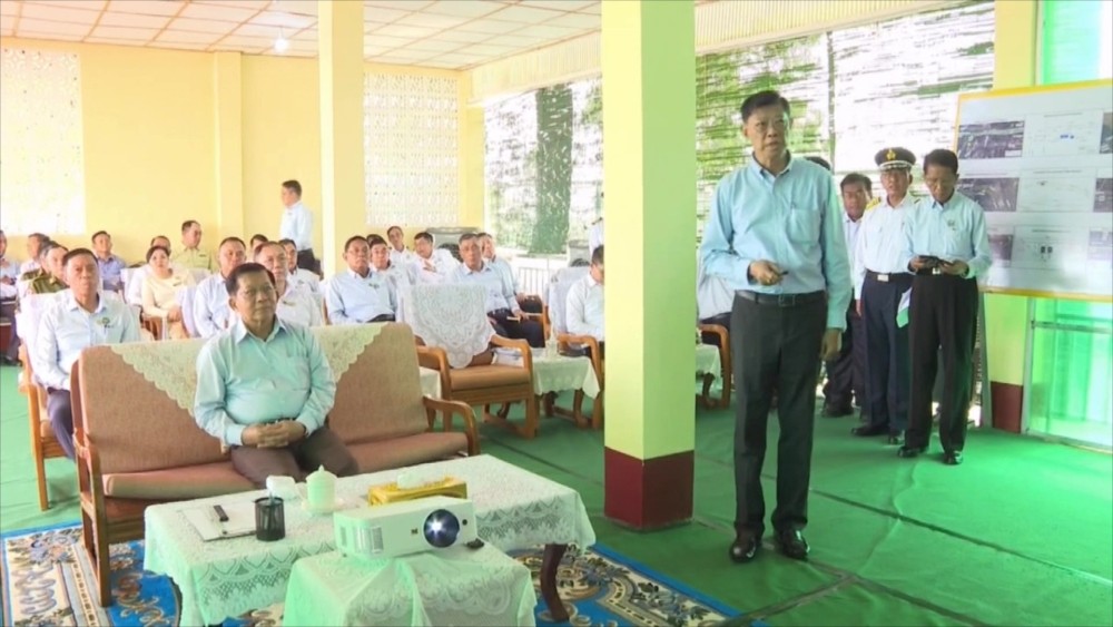 Inspections in Yangon: President inspects performance of port sector