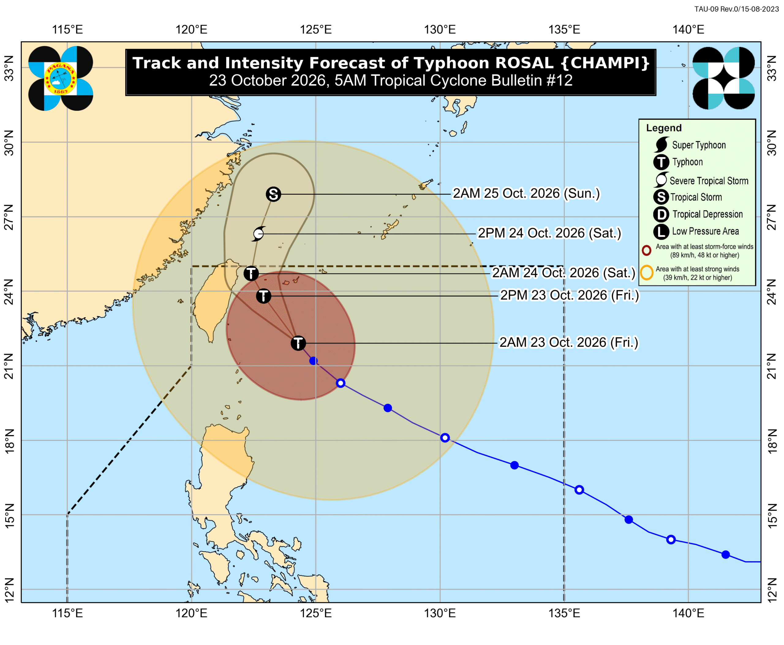 台風ロザル、バタネスに豪雨をもたらすも上陸は回避
