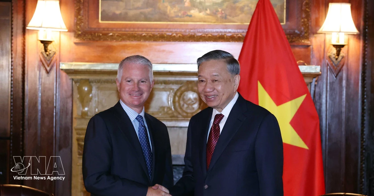 Top Vietnamese Leader Meets US Business Giants, Boosting Economic Ties